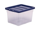 Fellowes Aufbewahrungsbox Bankers Box ProStore 22 l Blau/Transparent