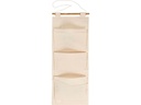 Creativ Company Organizer Taschen zum Aufhängen 75 x 30 cm, Hellnatur