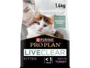 Purina Pro Plan Trockenfutter Live Clear Kitten Reich Truthahn 1.4 kg