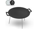Gusskoenig Runde eingebrannte Grillplatte 42 cm