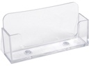 Exacompta Visitenkartenhalter 1-fach, Polystyrol, Transparent