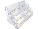 Exacompta Visitenkartenhalter 8-fach, Exacryl, Transparent