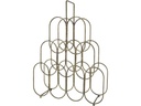 Chic Antique Weinflaschenhalter für 9 Flaschen Messing