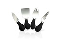 Nerthus Käsemesser Tool Set Schwarz/Silber