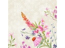 Duni Papierservietten Floret 40 cm x 40 cm, 50 Stück