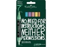 Faber-Castell Acrylmarker Multimark Set Pastel, Doppelspitze, 6 Stk