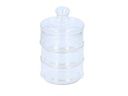 alpina Vorratsglas 3 stöckig Ø12 x 23 cm 2.6 l, Transparent