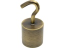 Meister Seilendkappe/Haken 30 mm bronziert
