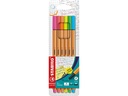 STABILO point 88 Tintenfein schreiber, Etui à 6 Neonfarben