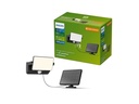 Philips Sicherheitslicht Solar Fyns, 8.7W, 3000 K, 1000 lm, Schwarz