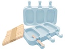 Nerthus Glaceform Set mit 50 Holzsticks Blau