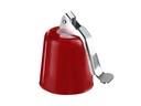 Westmark Flaschenverschluss mit Glocke Rot