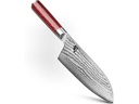 Kai Santokumesser Classic Santoku Rot