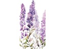 Braun + Company Taschentücher Blumen lila 1 Päckchen à 10 Taschentücher