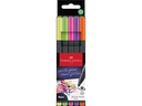 Faber-Castell Fineliner Grip Set Neon 0.4 mm, 5 Stück