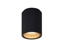 Nordlux Deckenleuchte Kyklop Ripple GU10, IP54, 230 V, Schwarz