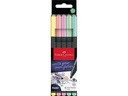 Faber-Castell Fineliner Grip Set Pastell 0.4 mm, 5 Stück