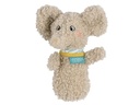 fehn Greifling Mini-Rassel Elefant, Grau, Plüsch / Velours, 12 cm
