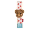 fehn Rasselarmband Bär, Plüsch / Velours, Braun, 15 cm