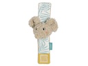 fehn Rasselarmband Elefant, Plüsch / Velours, Grau, 15 cm