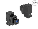 Delock Keystone-Modul 2 Pin Terminalblock zu USB Type-C – A Buchse