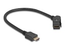 Delock Keystone-Modul HDMI Buchse 45° zu HDMI Stecker 30 cm 8K