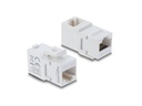 Delock Keystone-Modul Kupplung RJ45 Buchse zu Buchse 90°