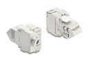 Delock Keystone-Modul RJ45 Buchse zu LSA Cat.6A 45° gewinkelt