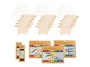 Creativ Company Wimpel Gruppen-Kreativset 10.5 x 12 cm, 60 Stück