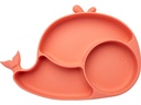 Fackelmann Kinderteller MiniCooking Wal, Silikon, Rosa