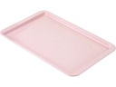 Fackelmann Backblech Back- und Plätzchenblech 43 x 28 cm, Pastellrosa