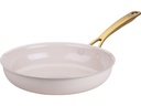 Fackelmann Bratpfanne Signature 24 cm, Beige / Gold