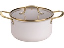 Fackelmann Kochtopf Signature 20 cm, Beige / Gold