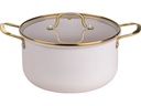 Fackelmann Kochtopf Signature 24 cm, Beige / Gold