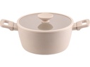 Fackelmann Kochtopf Shell 24 cm, Beige