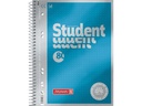 Brunnen Notizheft Premium Student A5, punktiert, 80 Blatt, Blau
