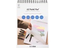 Creativ Company Malblock Ölpastellfarben-Pad A4, Weiss, 15 Blätter