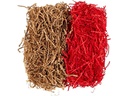 Creativ Company Papier-Füllmaterial 25-30 cm x 3 mm, 100g, Braun-Rot