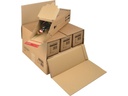 Antalis Flaschenversandkarton 375 x 365 x 250 mm Braun