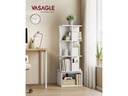 VASAGLE Standregal Weiss, 40 x 40 x 124.6 cm