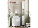 VASAGLE Kommode Landhausstil 21.4 x 180 cm, Weiss