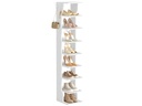 VASAGLE Schuhschrank 30 x 147 cm, Weiss