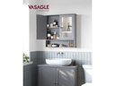 VASAGLE Spiegelschrank MDF, 13 x 56.5 x 58.5 cm