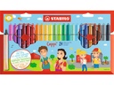 STABILO Cappi Fasermaler Spitze 1 mm, im 24er Etui