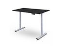 Contini höhenverstellbarer Bürotisch 1.8x0.8m schwarz/ weiss