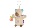 fehn Schlüsselanhänger Capybara, Beige / Braun, 13 cm