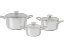 BergHOFF Kochtopf-Set LEO Bolt Oyster 6-tlg. 24 cm