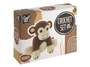 Basteln Häkelset Affe Braun/Beige