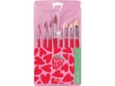 Brunnen Schulpinsel-Set Fruity Love, 8 Pinsel