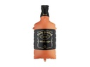Partydeco Folienballon Whisky Schwarz/Orange